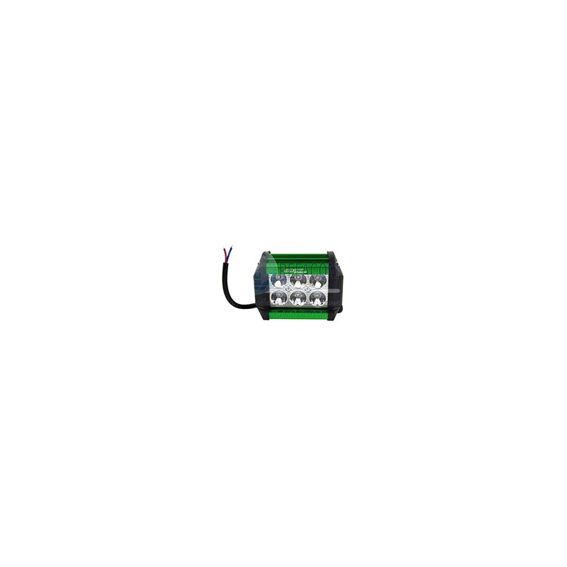 FARO AUX. HYPERLED 18W 6000K 1200LM VERDE