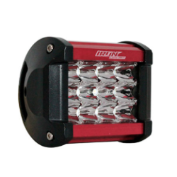 FARO AUX. HYPERLED 36W 7000K 2400LM ROJO