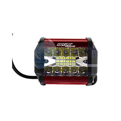 FARO AUX. HYPERLED 60W 7000K 4000LM ROJO