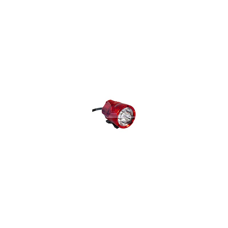 FARO AUX. HYPERLED 60W 8000K 6000LM ROJO