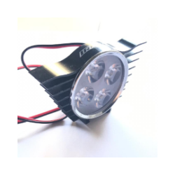 FARO AUX. HYPERLED NEGRO IR-0900 8-80V 4W 200LM